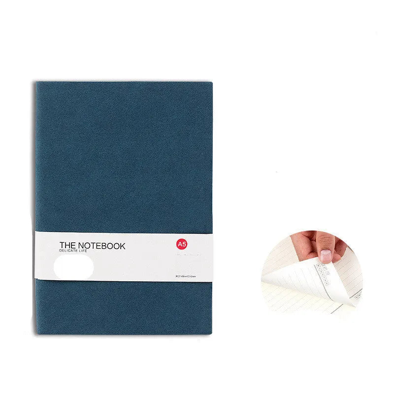 Simple solid colour notebook with thickened pages in multiple size options