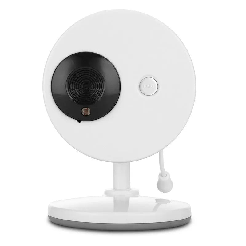 White 3.5 inch digital wireless baby monitor with UFO style camera and night vision capability
