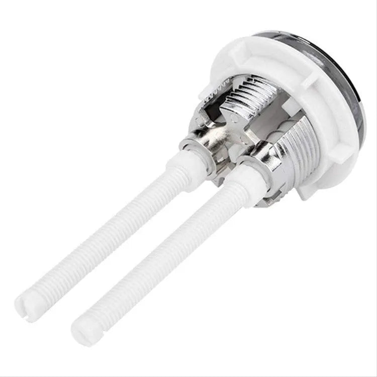 38mm diameter toilet flush button replacement with double buttons for one-piece round toilets