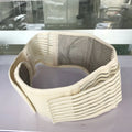 Self-heating magnetic waist protection belt in elastic cloth shown in black colour