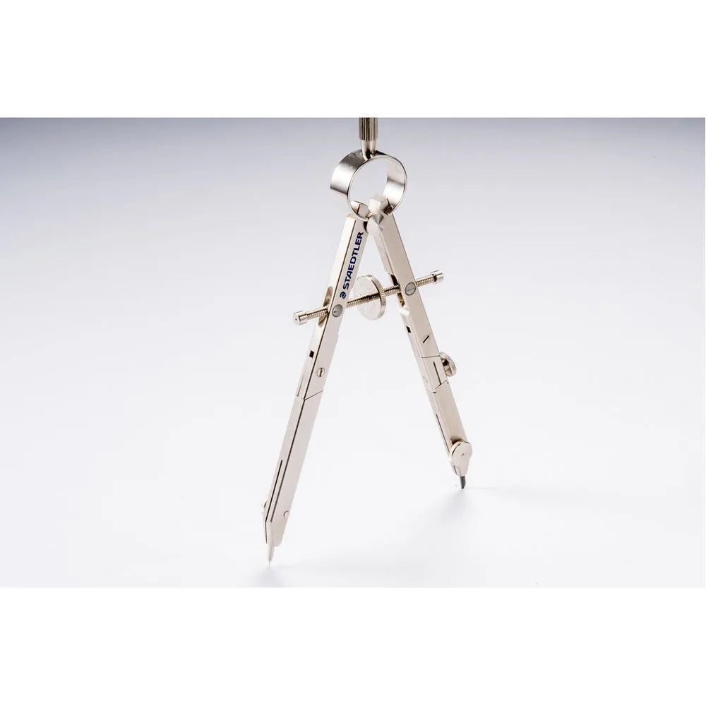 STAEDTLER steel precision car compass with telescopic rod extended