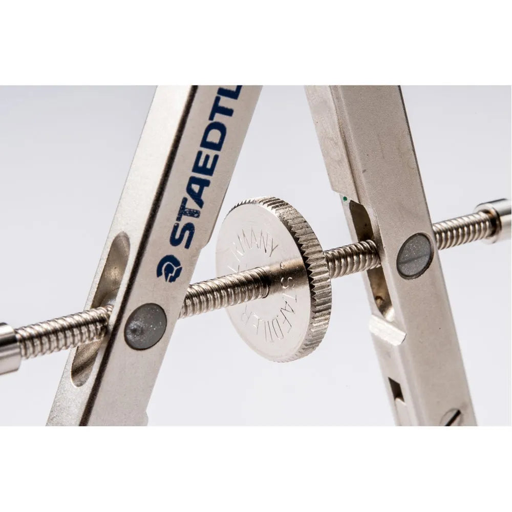 STAEDTLER steel precision car compass with telescopic rod extended