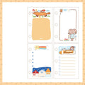 Girl Heart loose-leaf diary with 60-page refill pack and three-hole binder in choice of colours.