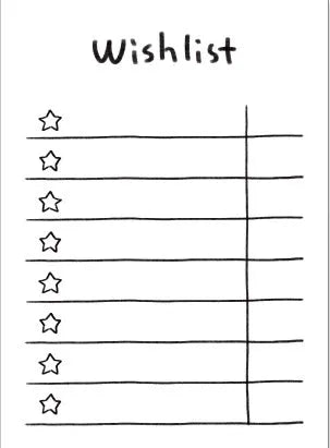 Compact student memo pad showing eight page styles including checklist and weekly plan formats