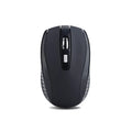 Matte wireless mouse in peacock blue with USB receiver, 2.4GHz, 1000dpi, six buttons, 101x60x35mm