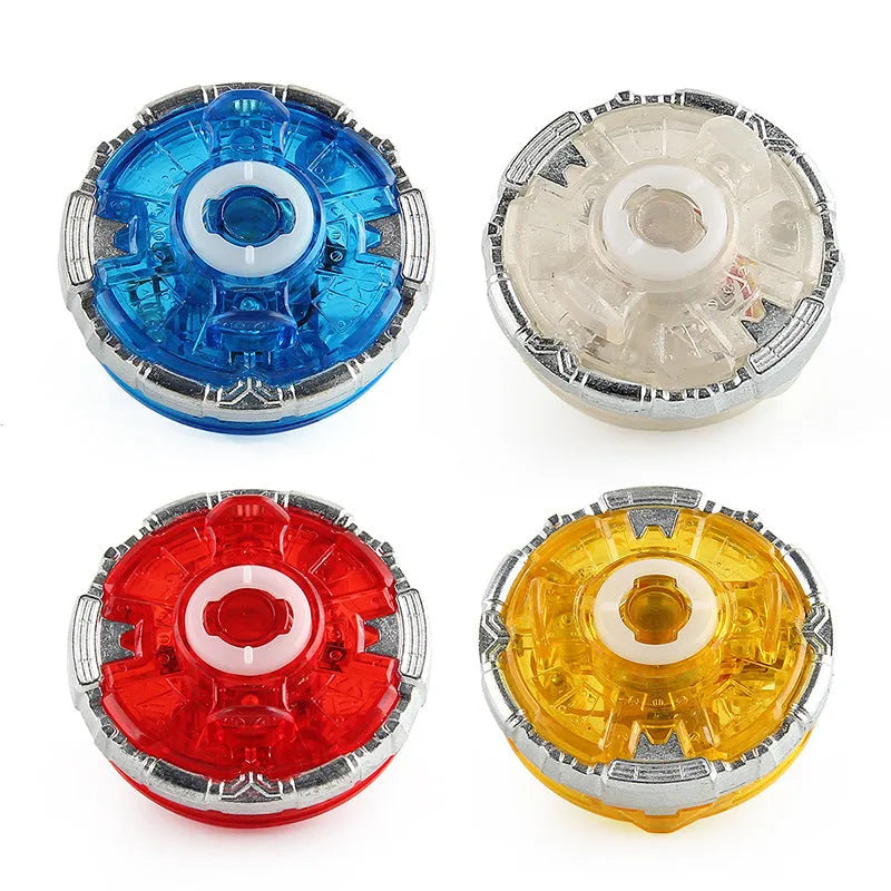 White LED luminous gyro bottom accessory for spinning tops, measuring 4.5cm.