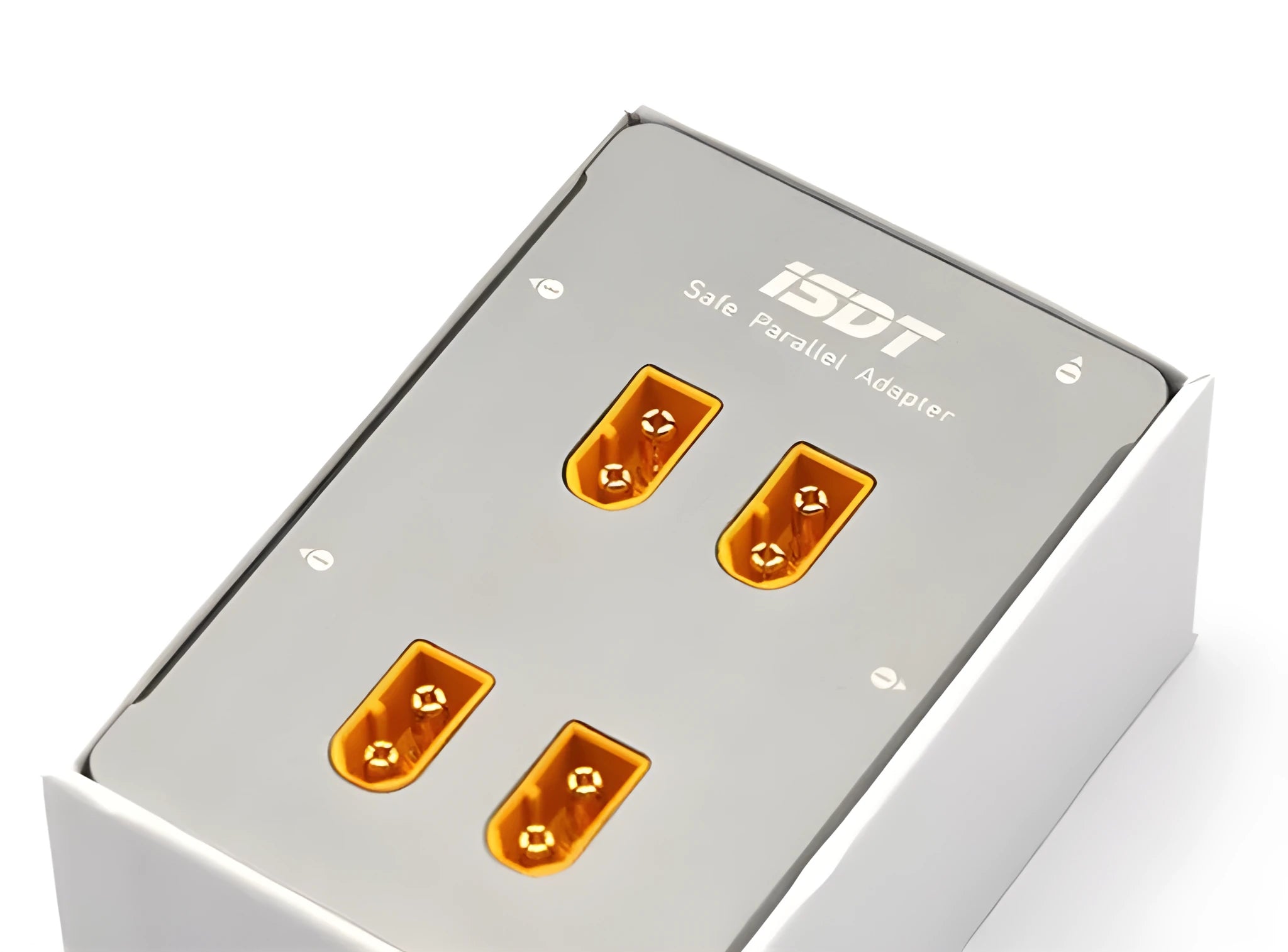Grey parallel charging board accessory for Astor RC aircraft.