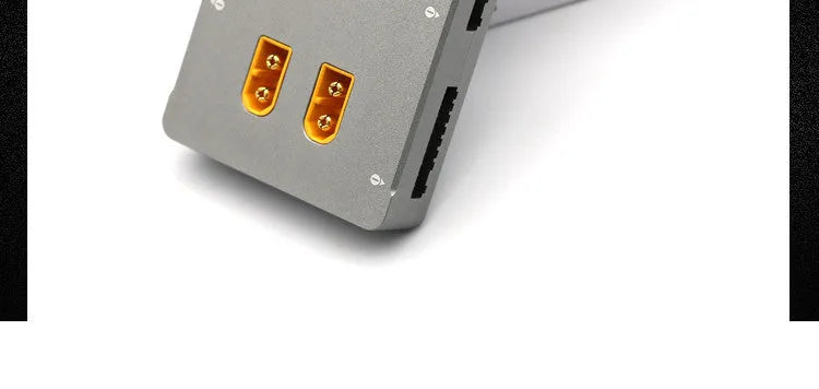 Grey parallel charging board accessory for Astor RC aircraft.