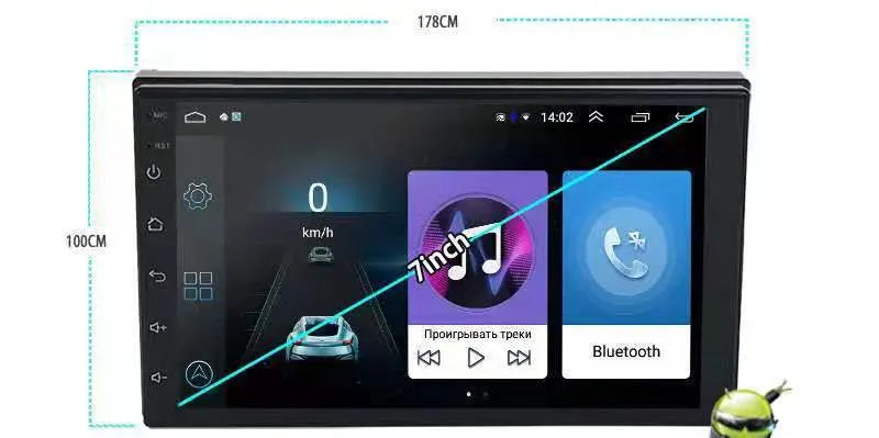 Black 10-inch rotating screen car GPS navigator for GM vehicles with TFT high-definition display