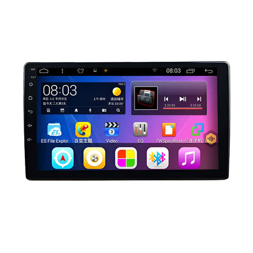 Black 10-inch rotating screen car GPS navigator for GM vehicles with TFT high-definition display