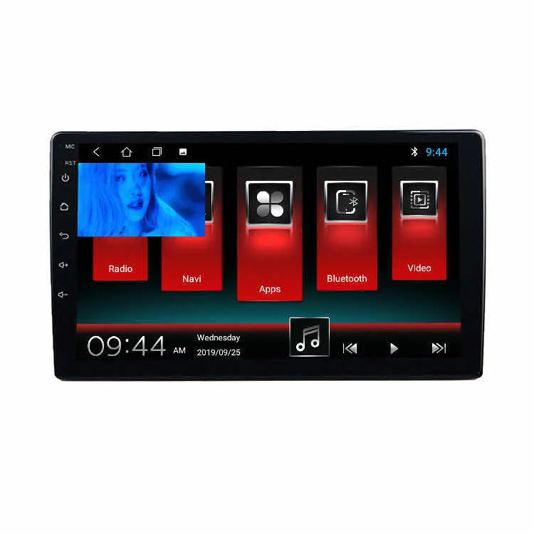 Black 10-inch rotating screen car GPS navigator for GM vehicles with TFT high-definition display