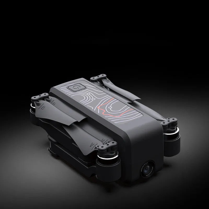 Long battery life HD 4K ESC camera drone with brushless motor and GPS in flight