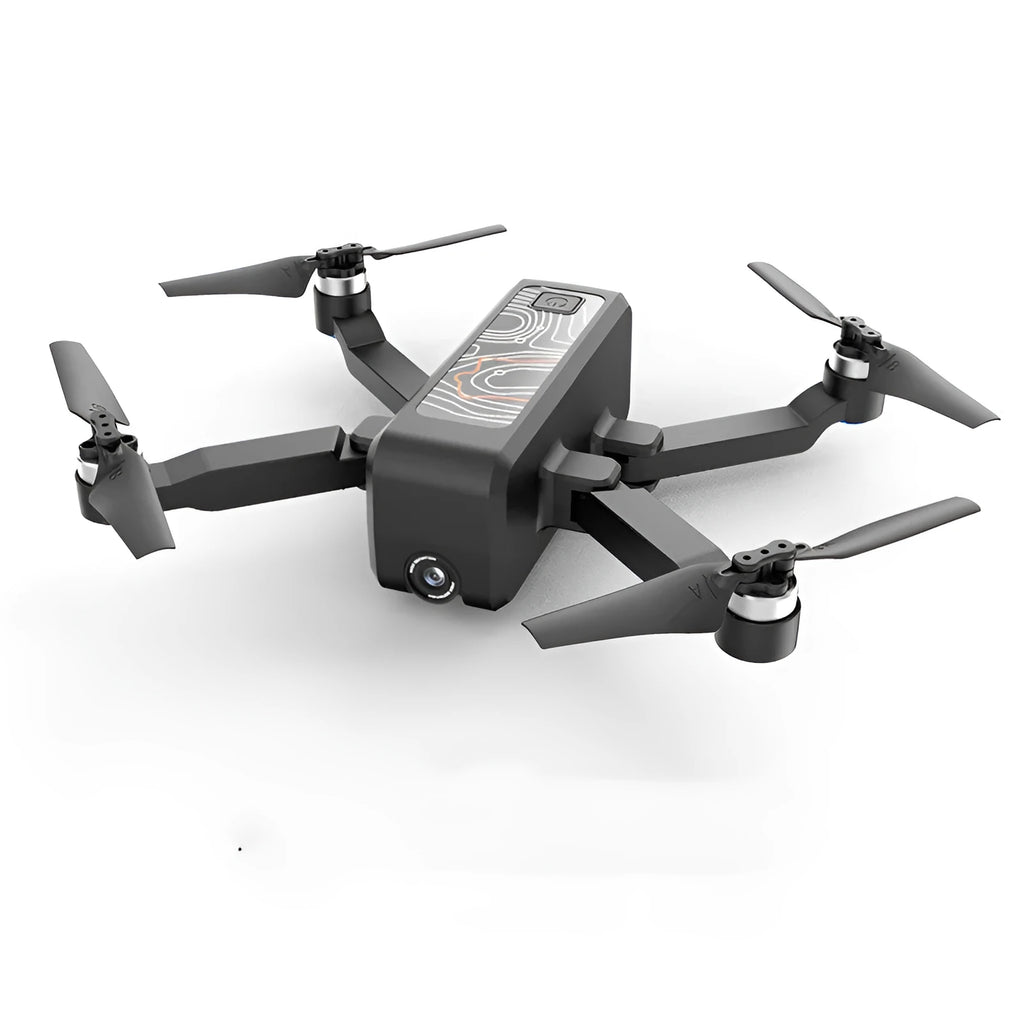 Long battery life HD 4K ESC camera drone with brushless motor and GPS in flight