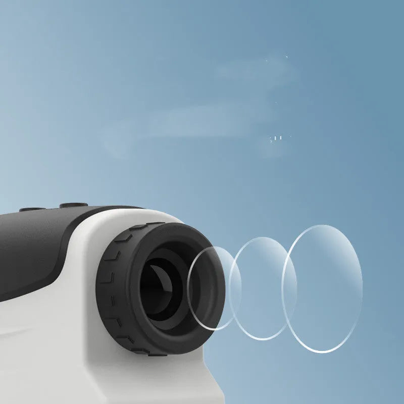 Golf laser rangefinder telescope for precise outdoor distance measurement up to 1500 metres