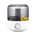 Black and white compact 3-litre ultrasonic humidifier for bedroom with quiet operation