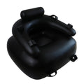 Adult products sofa in black and flesh-coloured models made from PVC and soft rubber for home fun use