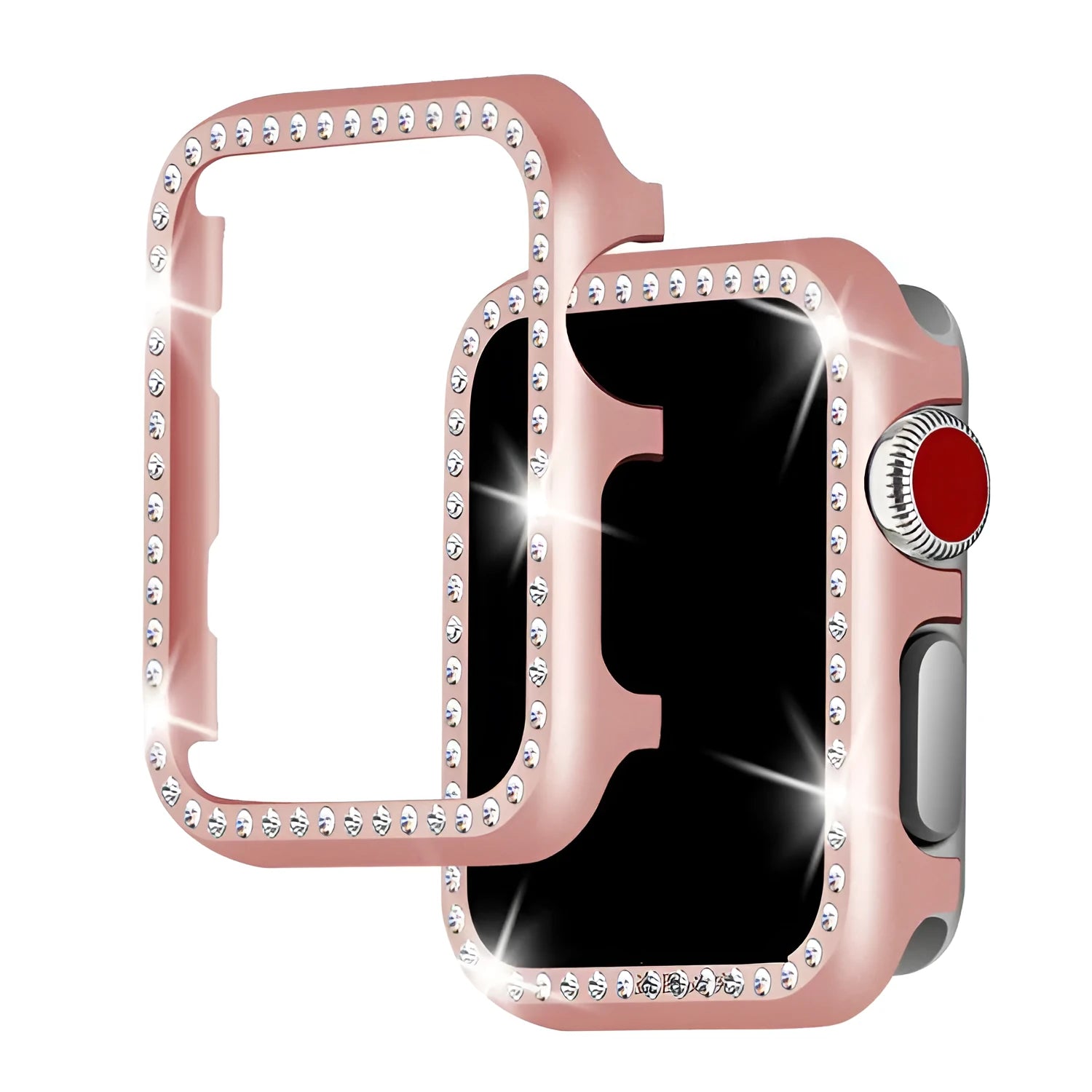 Aluminium alloy diamond protective case for Apple Watch in multiple colours