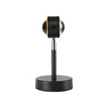 Black USB sunset rainbow projection lamp with dual heads and touch controls