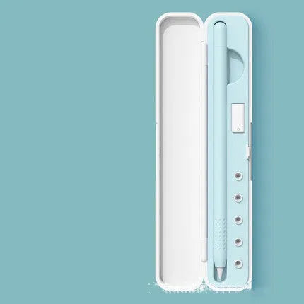 Hard protective case for Apple Pencil with accessory compartments in four colour options