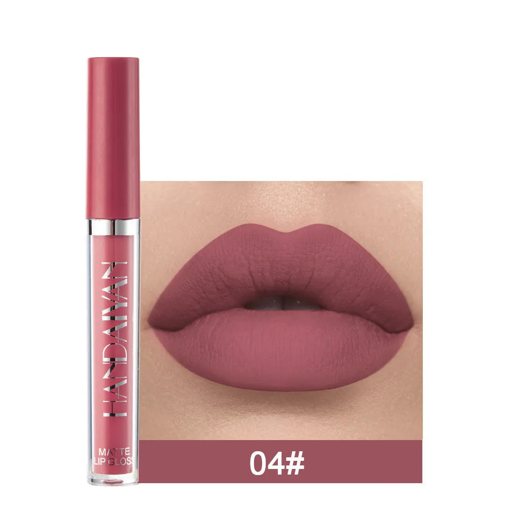 HANDAIYAN matte liquid lipstick in non-fading formula with 13 colour options, 2.5ml content