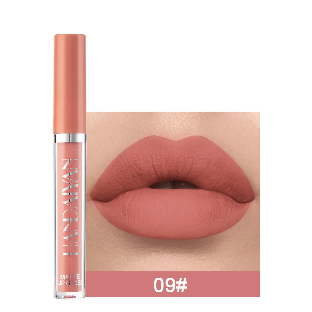 HANDAIYAN matte liquid lipstick in non-fading formula with 13 colour options, 2.5ml content