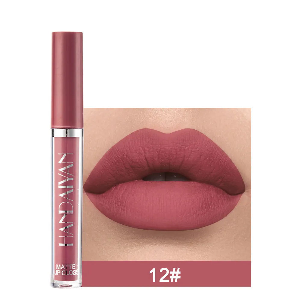 HANDAIYAN matte liquid lipstick in non-fading formula with 13 colour options, 2.5ml content
