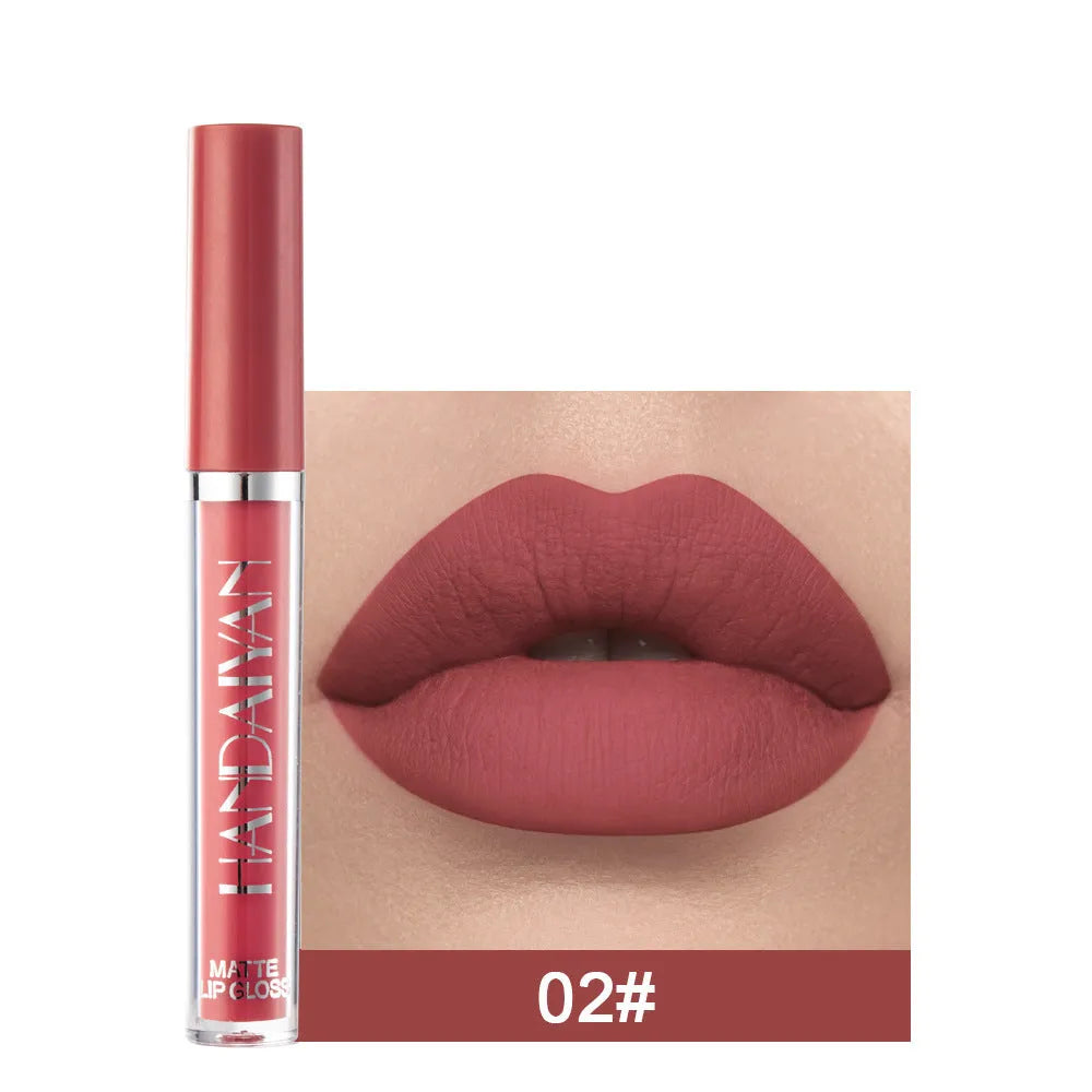 HANDAIYAN matte liquid lipstick in non-fading formula with 13 colour options, 2.5ml content
