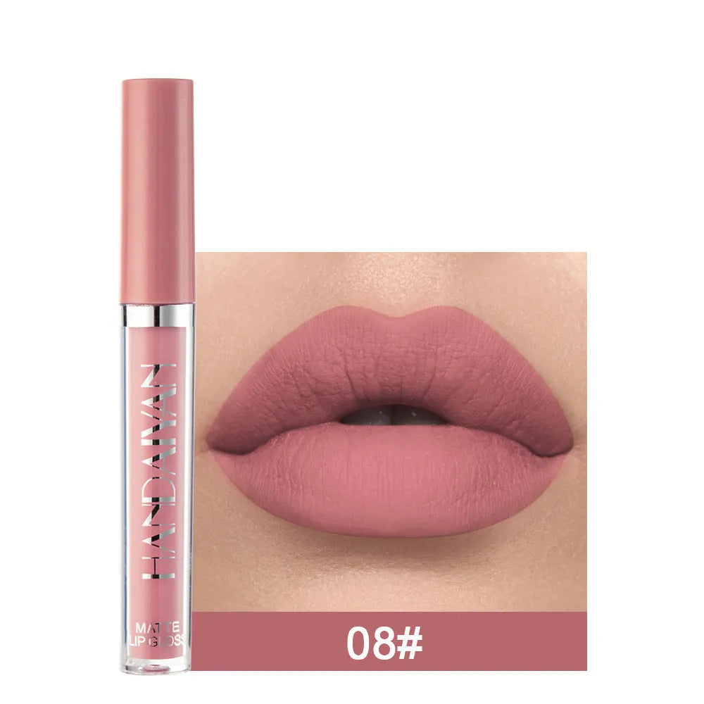 HANDAIYAN matte liquid lipstick in non-fading formula with 13 colour options, 2.5ml content