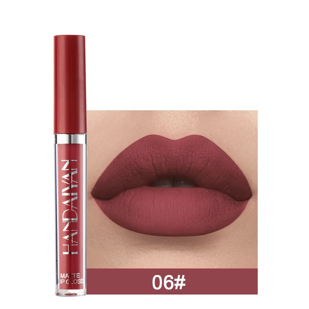 HANDAIYAN matte liquid lipstick in non-fading formula with 13 colour options, 2.5ml content