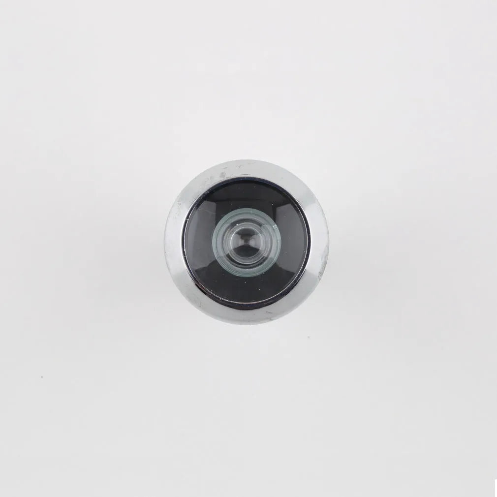Wireless LCD digital door peephole monitor with indoor screen and outdoor camera unit.