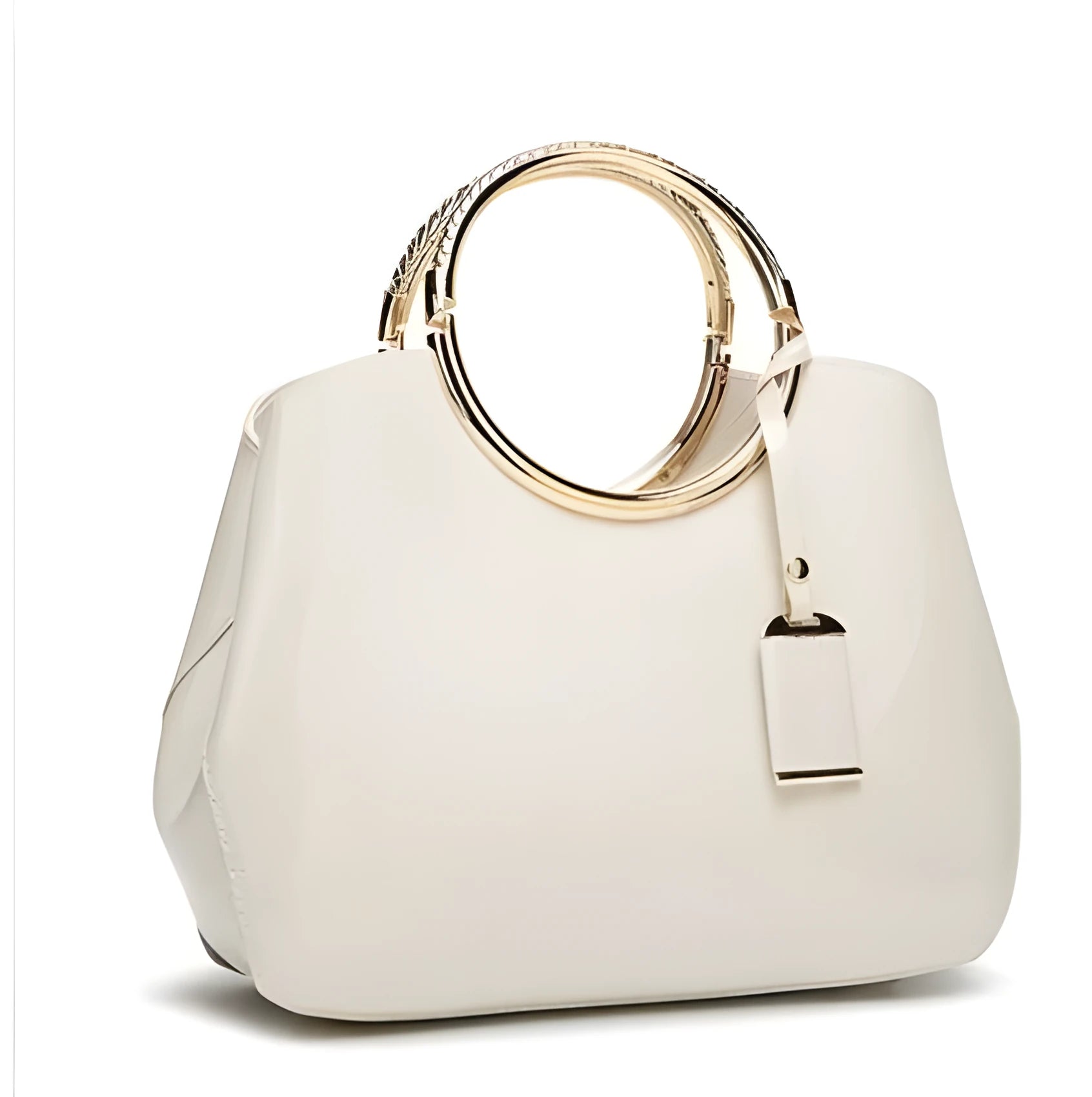 Polyester ladies handbag in multiple colours showing card slots and adjustable shoulder straps