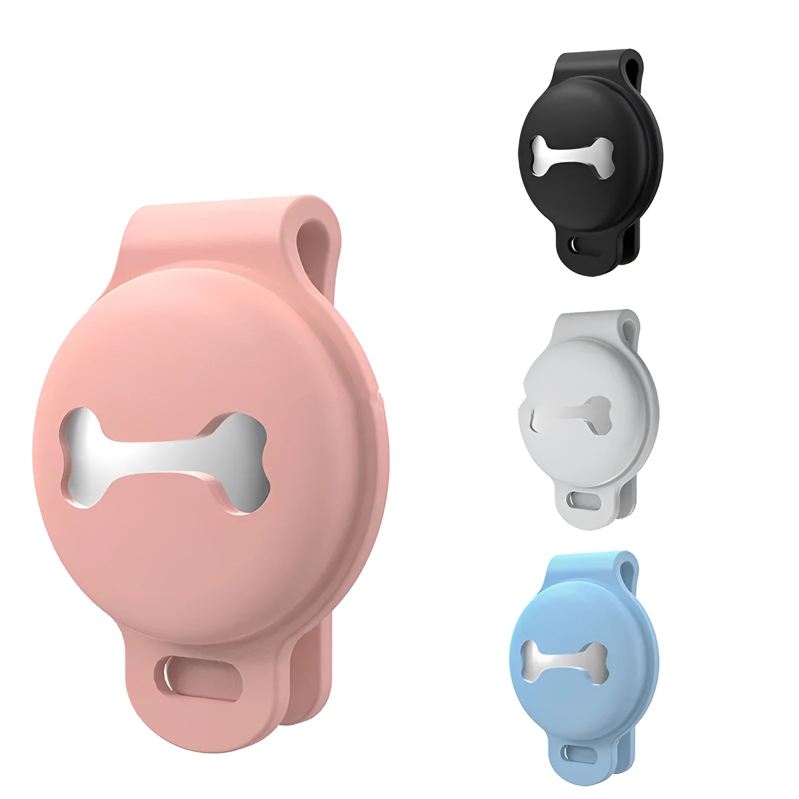 Aero Tower silicone protective cover for pet ID tag, 9.2x4.3x1 cm, soft liquid silicone, anti-drop