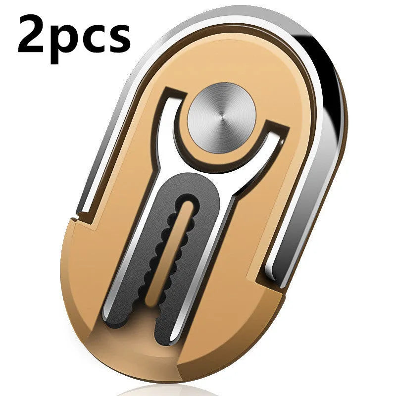 Universal car mobile phone bracket with ring design for dashboard mounting in black silver blue gold red colours
