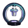 Magnetic levitation Bluetooth speaker UFO shape chameleon colour with breathing light on black base
