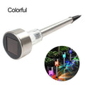 Stainless steel garden landscape light with LED bulb and pastoral design for outdoor pathways.