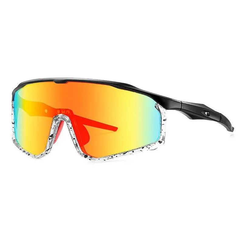 Mountaineering goggles with colourful lenses and full frame design for climbing and hiking