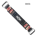 Camouflage nylon bench press stretcher with three-level resistance adjustment and soft rubber handle