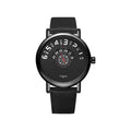 Men's metal quartz watch with 30m water resistance and mineral glass crystal