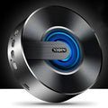 Liqin wireless speaker in black with compact design and 3.5mm audio jack