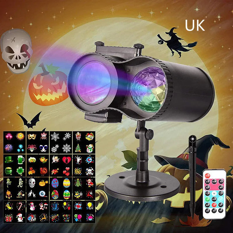 Outdoor waterproof double tube animated water pattern LED garden light with colour cards.