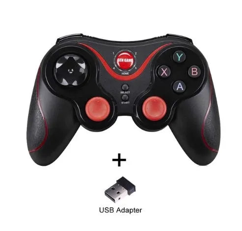 Upgraded X3 wireless Bluetooth game controller for Android phones in black and white colour options.