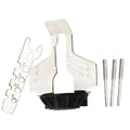 Silver metal band saw blade accessory for electric chain grinding device