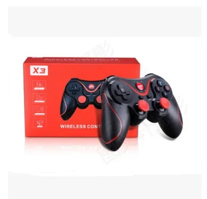 Upgraded X3 wireless Bluetooth game controller for Android phones in black and white colour options.