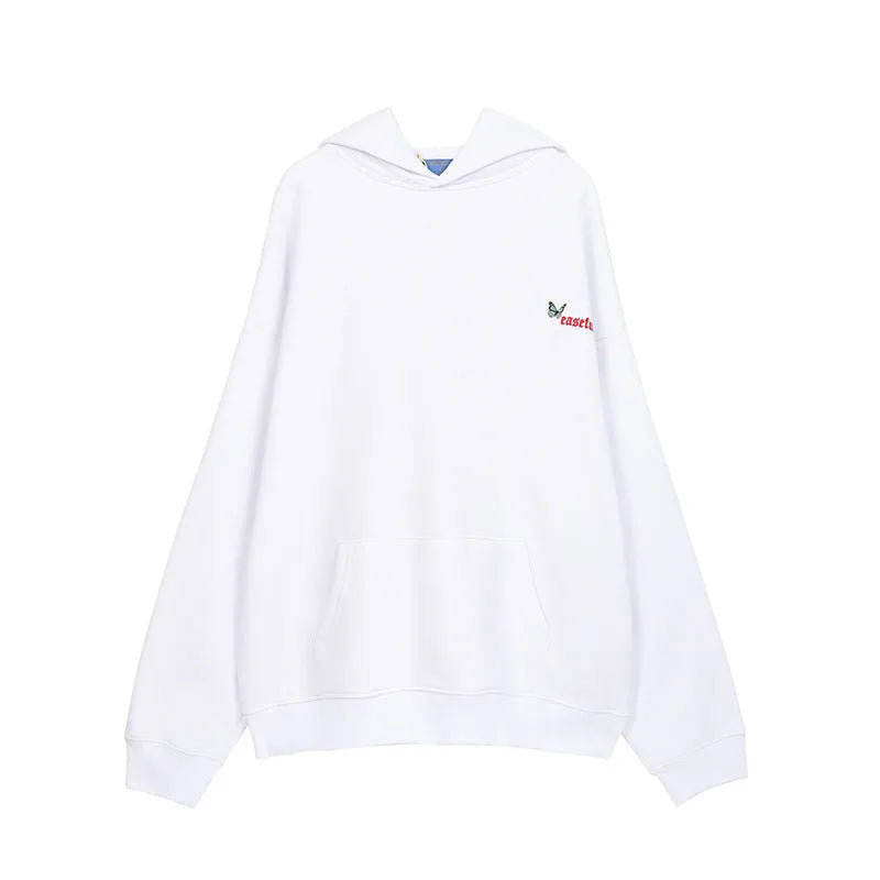 Cactus unisex 65% cotton hoodie in Black for casual leisure wear front view