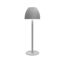 Ins pattern dimmable night lamp in thin round bottom black or white with USB charging
