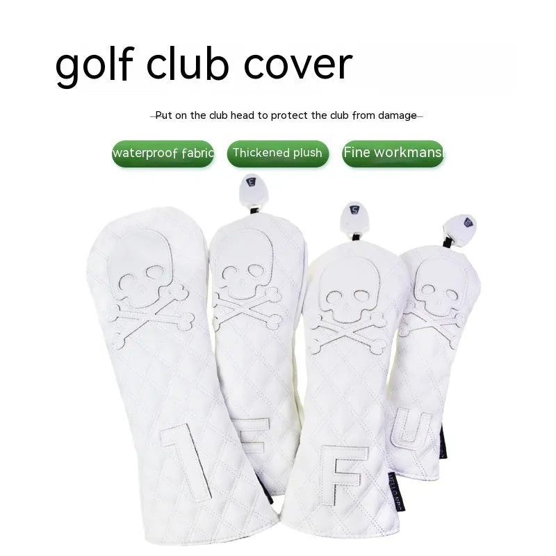Golf wooden pole protective cover in black waterproof PU material
