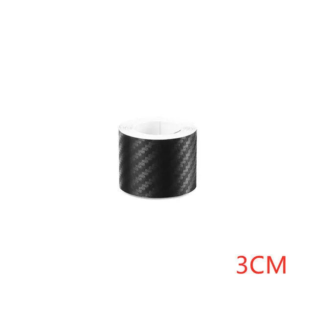 Matte carbon fibre roll for door sill protection in various widths from 3cm to 10cm