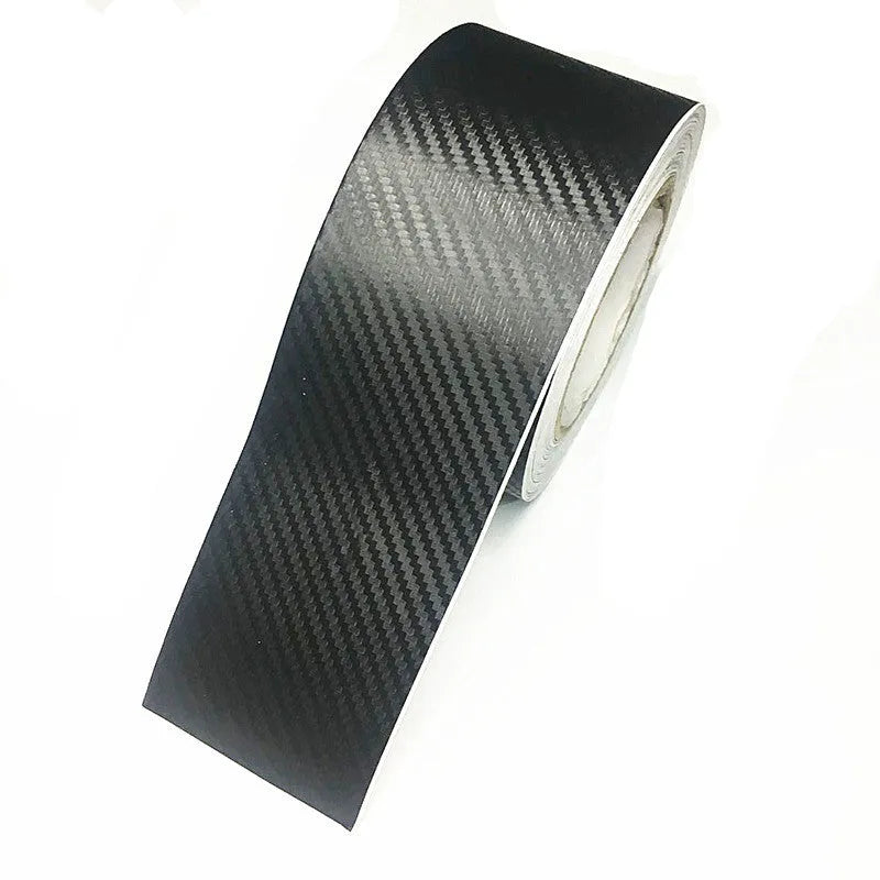 Matte carbon fibre roll for door sill protection in various widths from 3cm to 10cm