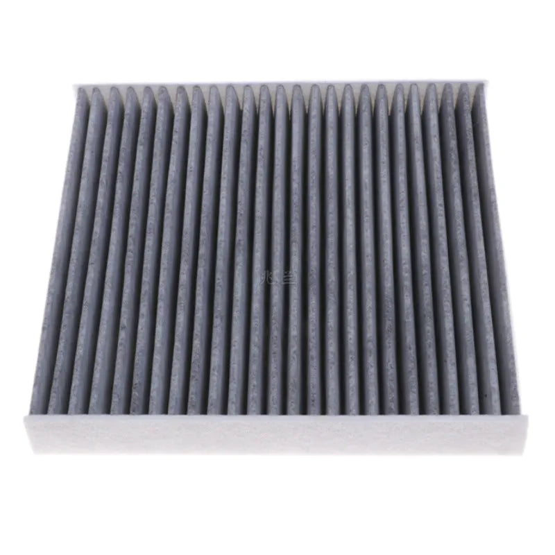 Grey Geely air conditioning filter element measuring 215mm by 210mm by 30mm