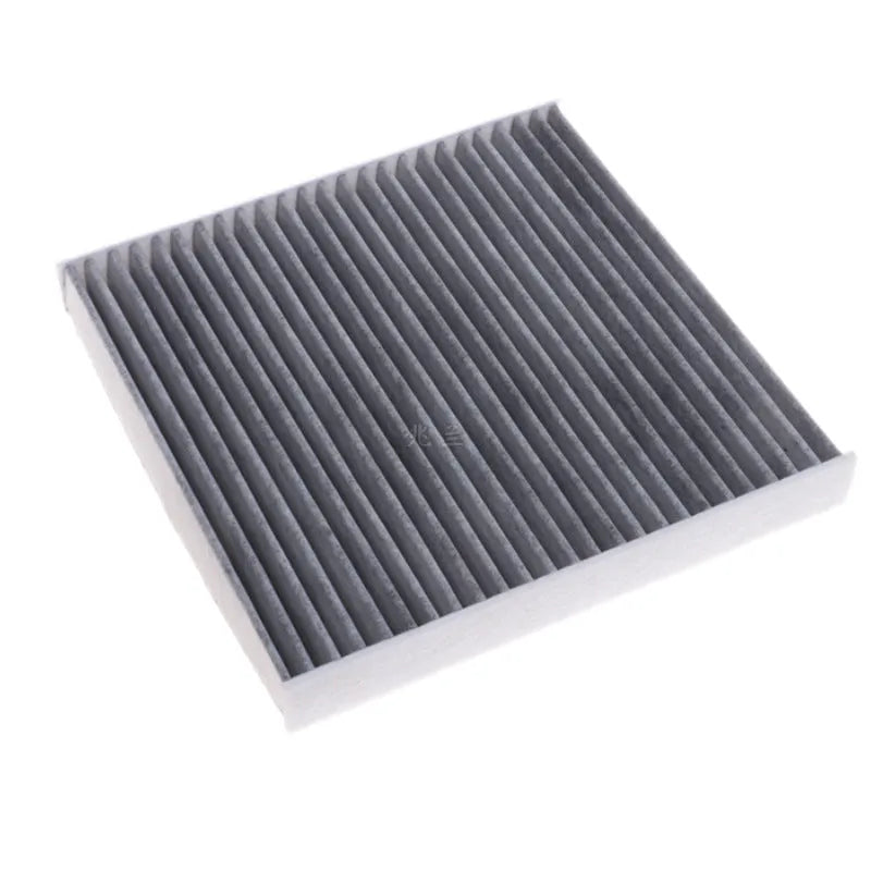 Grey Geely air conditioning filter element measuring 215mm by 210mm by 30mm